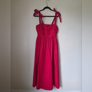 Abercrombie & Fitch Red Maxi Dress